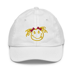 SATOSHI SMILES / Girls’ Bitcoin Hat - Lil'B Hats - The Orange Habit