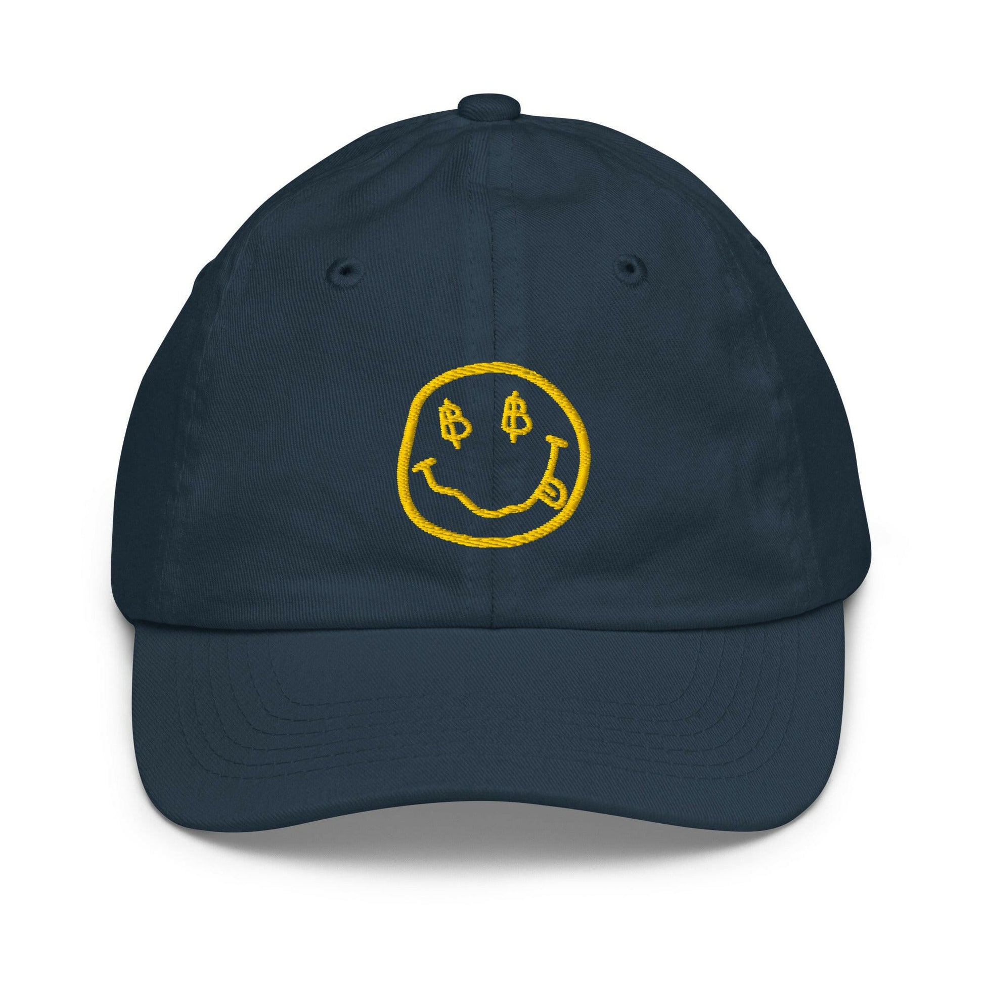 SATOSHI SMILES / Kids' Bitcoin Hat - Lil'B Hats - The Orange Habit