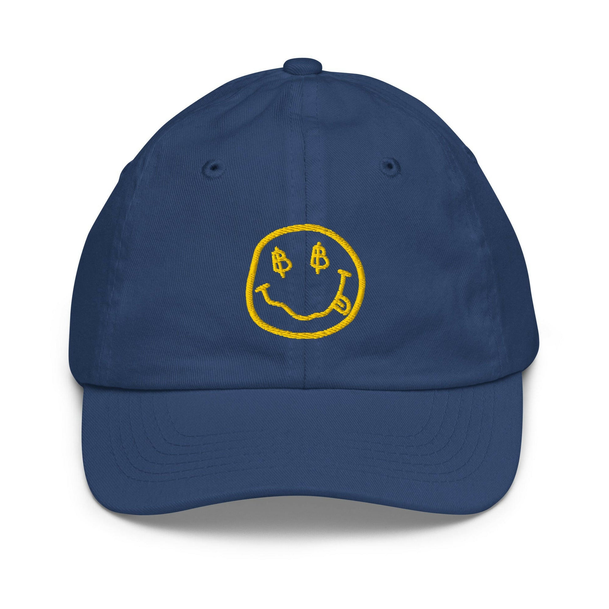 SATOSHI SMILES / Kids' Bitcoin Hat - Lil'B Hats - The Orange Habit