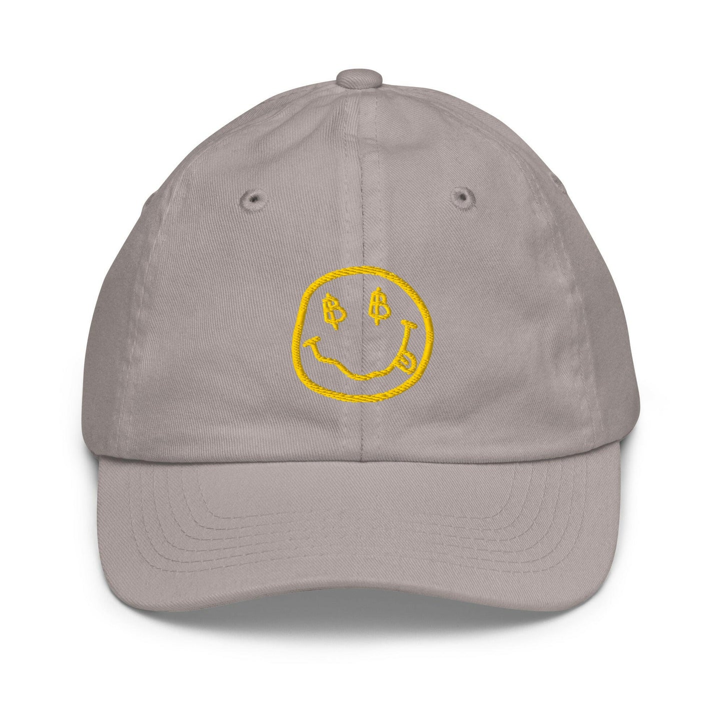 SATOSHI SMILES / Kids' Bitcoin Hat - Lil'B Hats - The Orange Habit