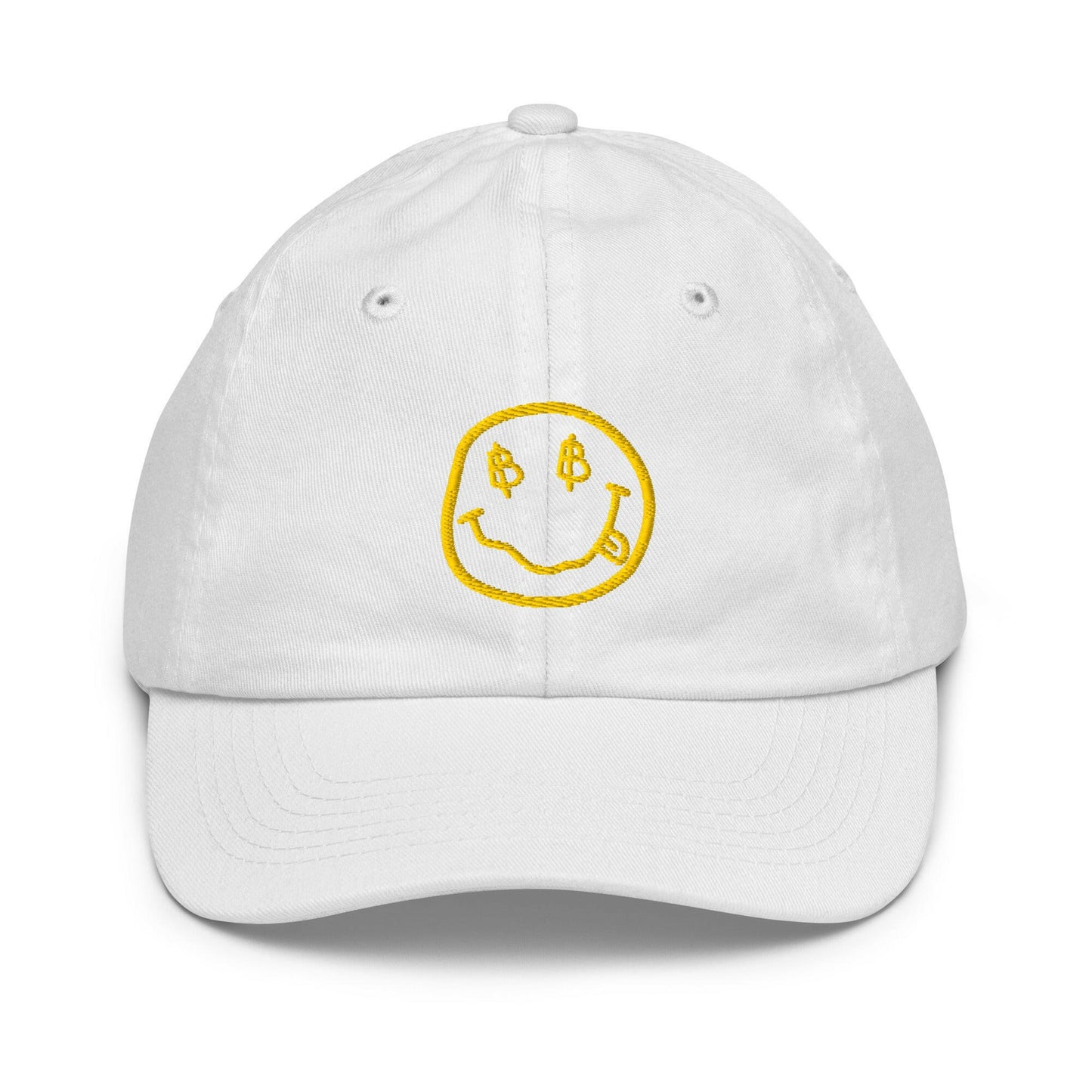 SATOSHI SMILES / Kids' Bitcoin Hat - Lil'B Hats - The Orange Habit