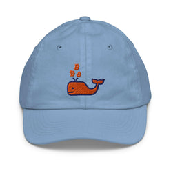 Bitcoin Whale / Kids Bitcoin Hat - Lil'B Hats - The Orange Habit