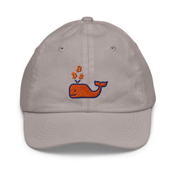 Bitcoin Whale / Kids Bitcoin Hat - Lil'B Hats - The Orange Habit