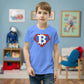Boy standing in his room wearing a SUPER B Kids' Bitcoin T-Shirt - Lil'B - The Orange Habit