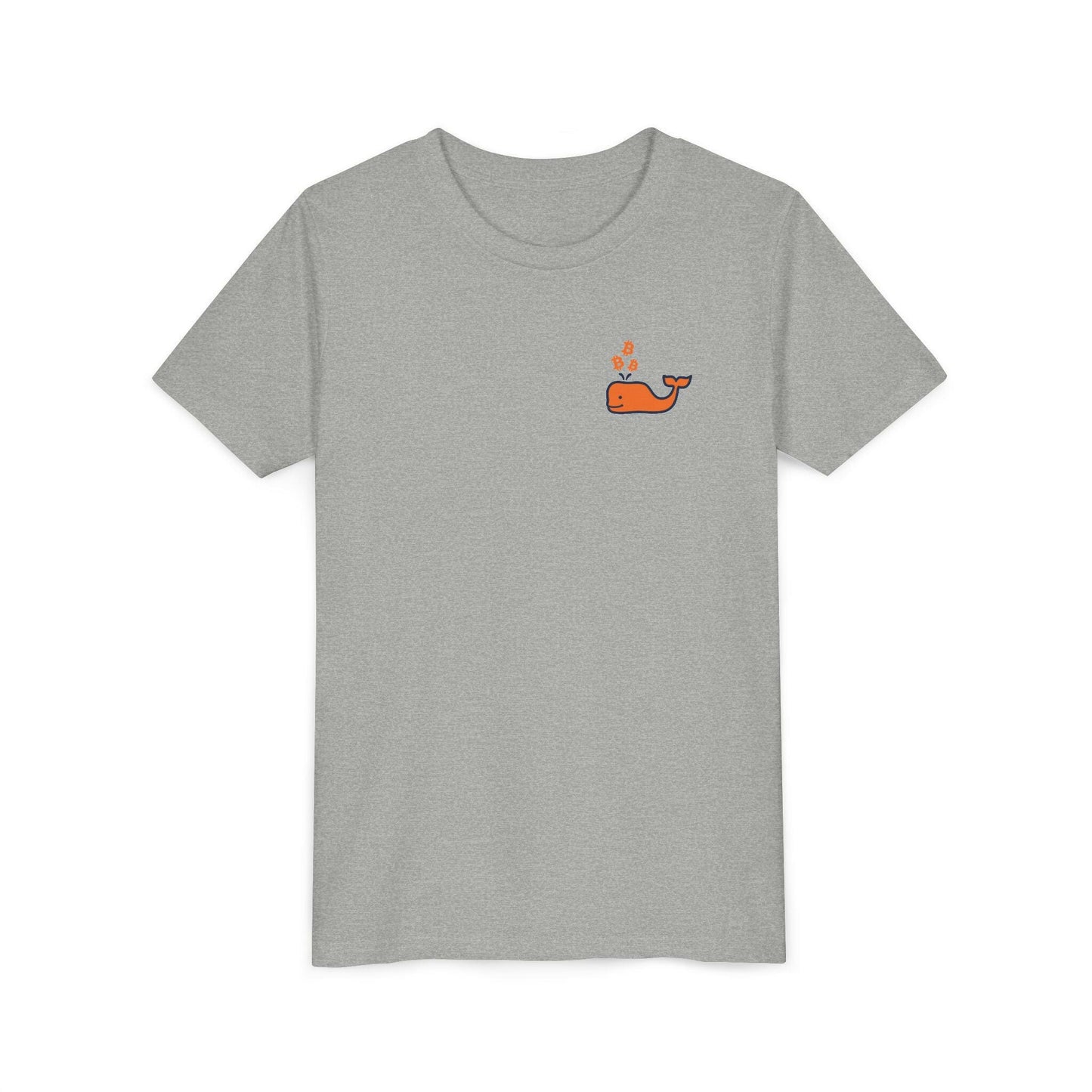 Bitcoin Whale - Orange / Kid's T-Shirt - Lil'B - The Orange Habit