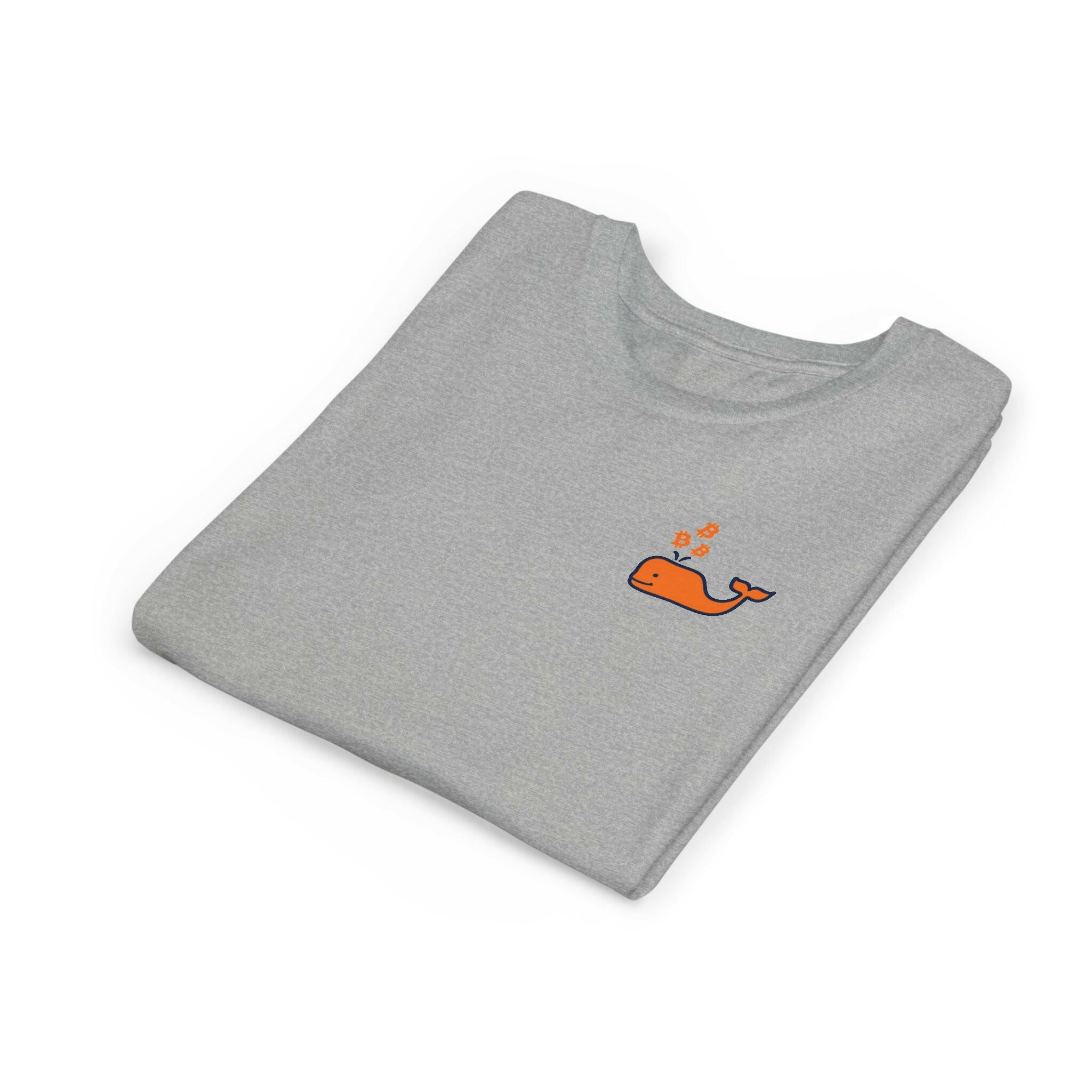 Bitcoin Whale - Orange / Kid's T-Shirt - Lil'B - The Orange Habit