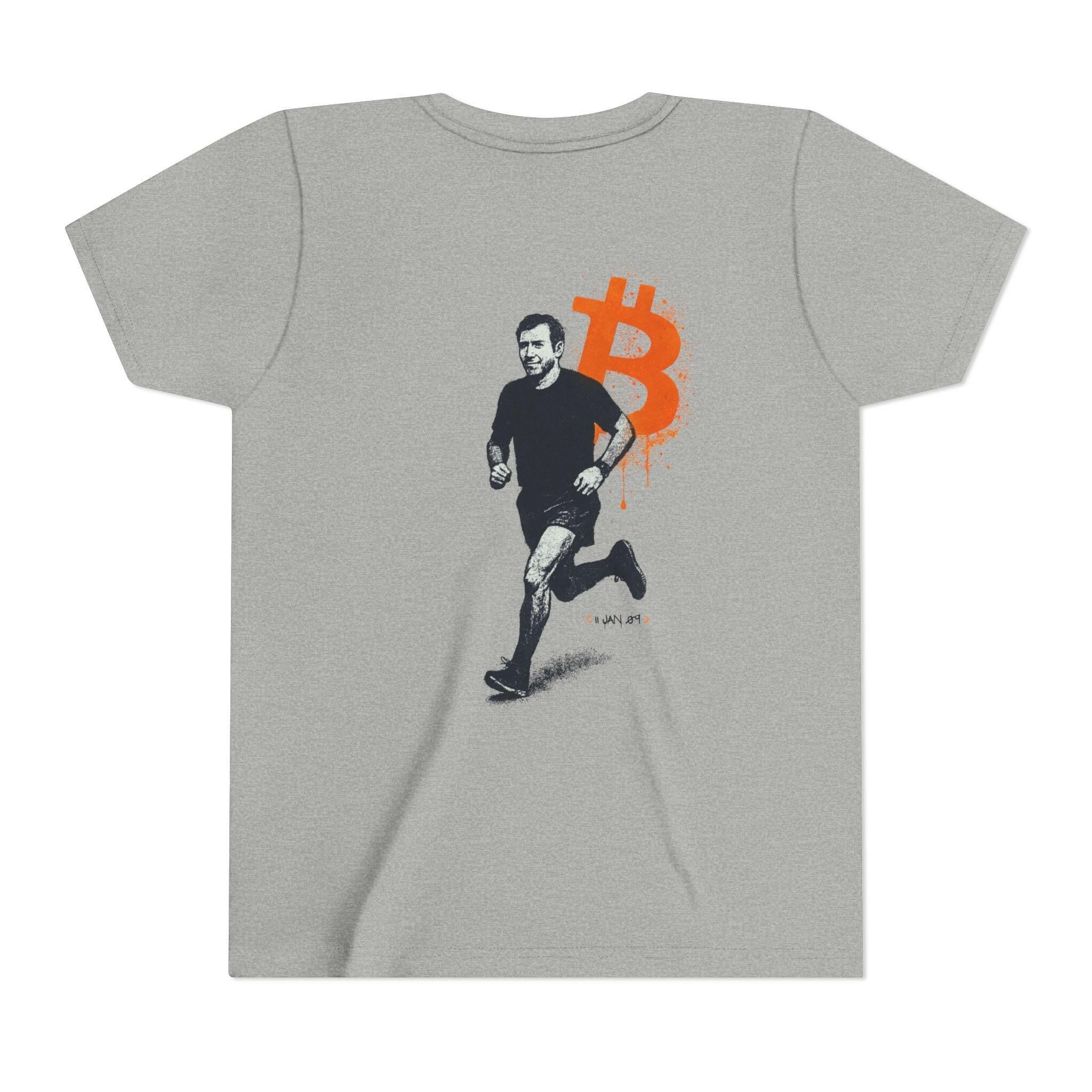 Running Bitcoin / Kid's T-Shirt - Lil'B - The Orange Habit
