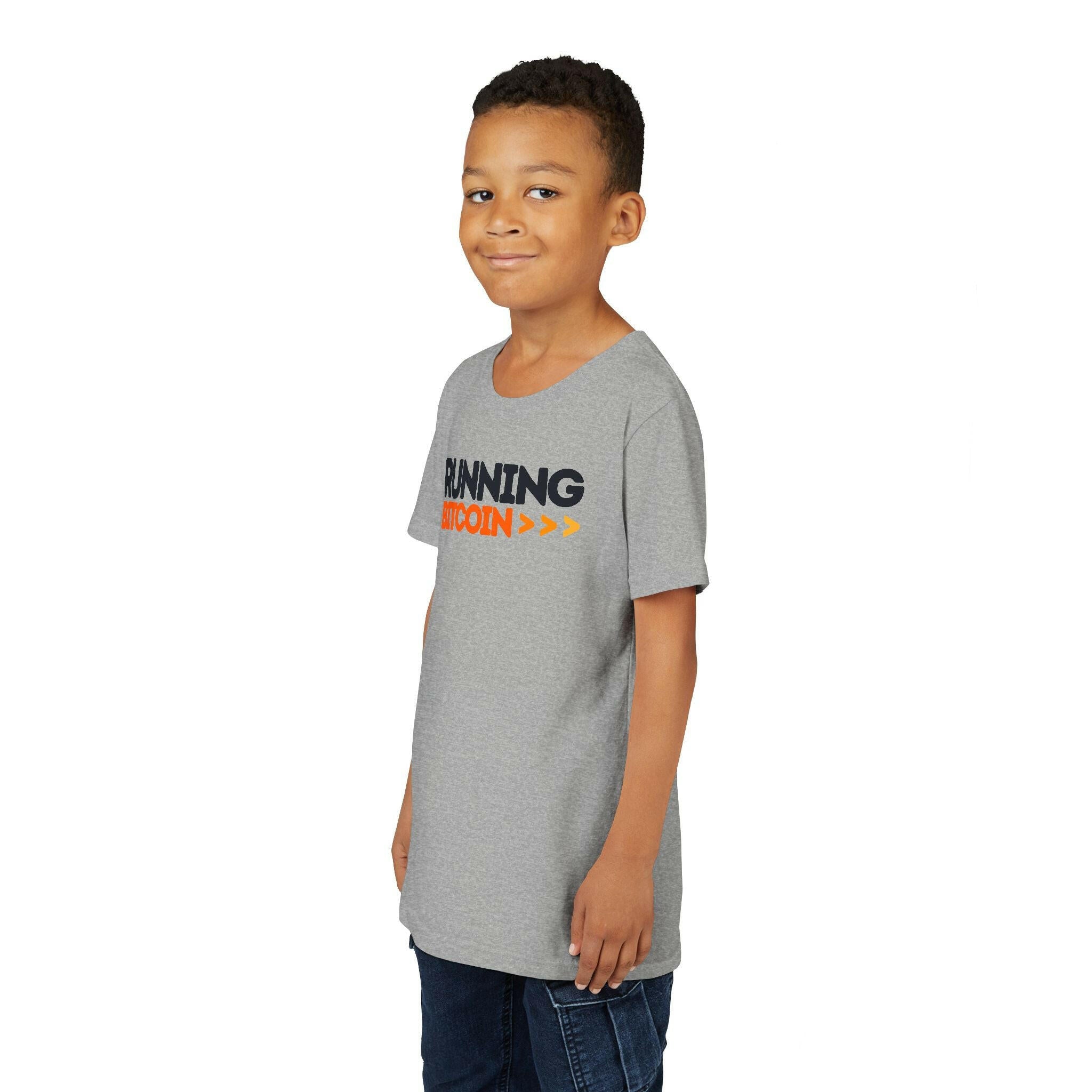 Running Bitcoin / Kid's T-Shirt - Lil'B - The Orange Habit