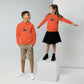 Bitcoin Whale / Kids' Organic Embroidered Hoodie - Lil'B - The Orange Habit