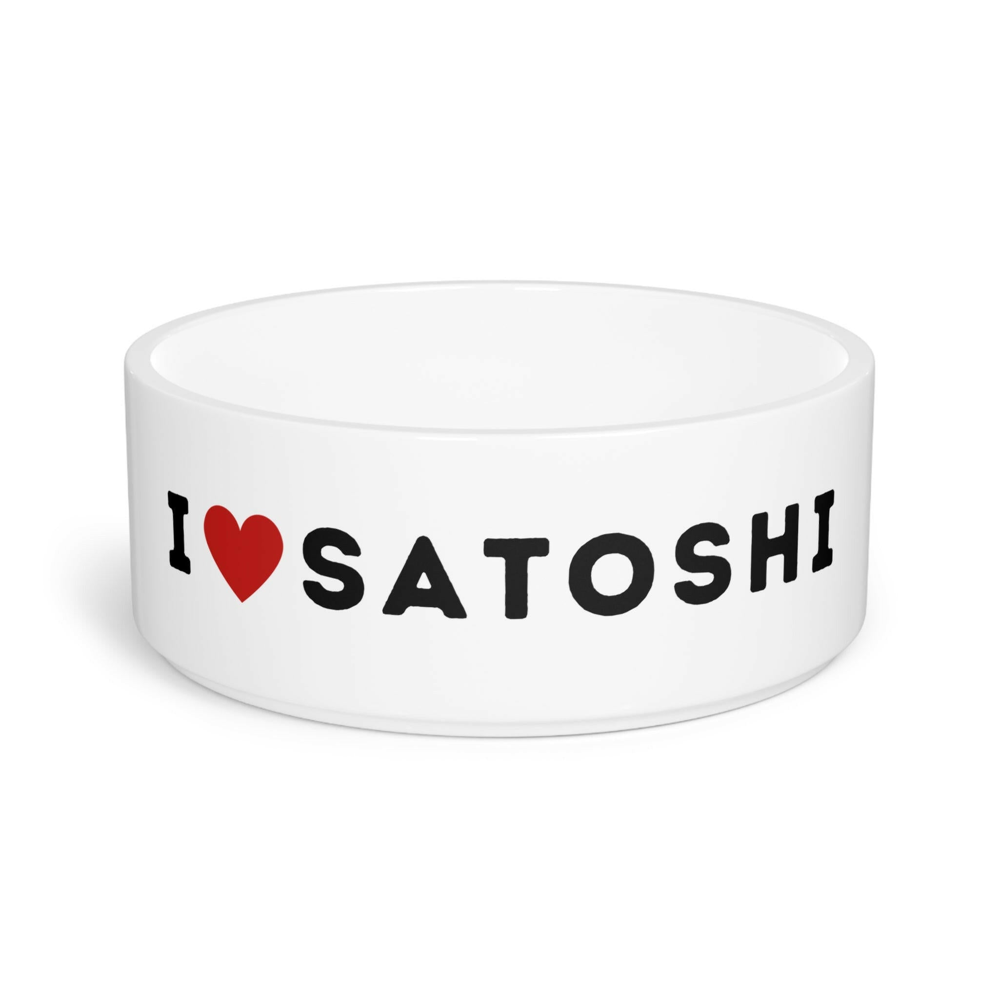 I HEART Satoshi / Pet Bowl - Maison Toshi - The Orange Habit
