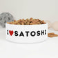 I HEART Satoshi / Pet Bowl - Maison Toshi - The Orange Habit