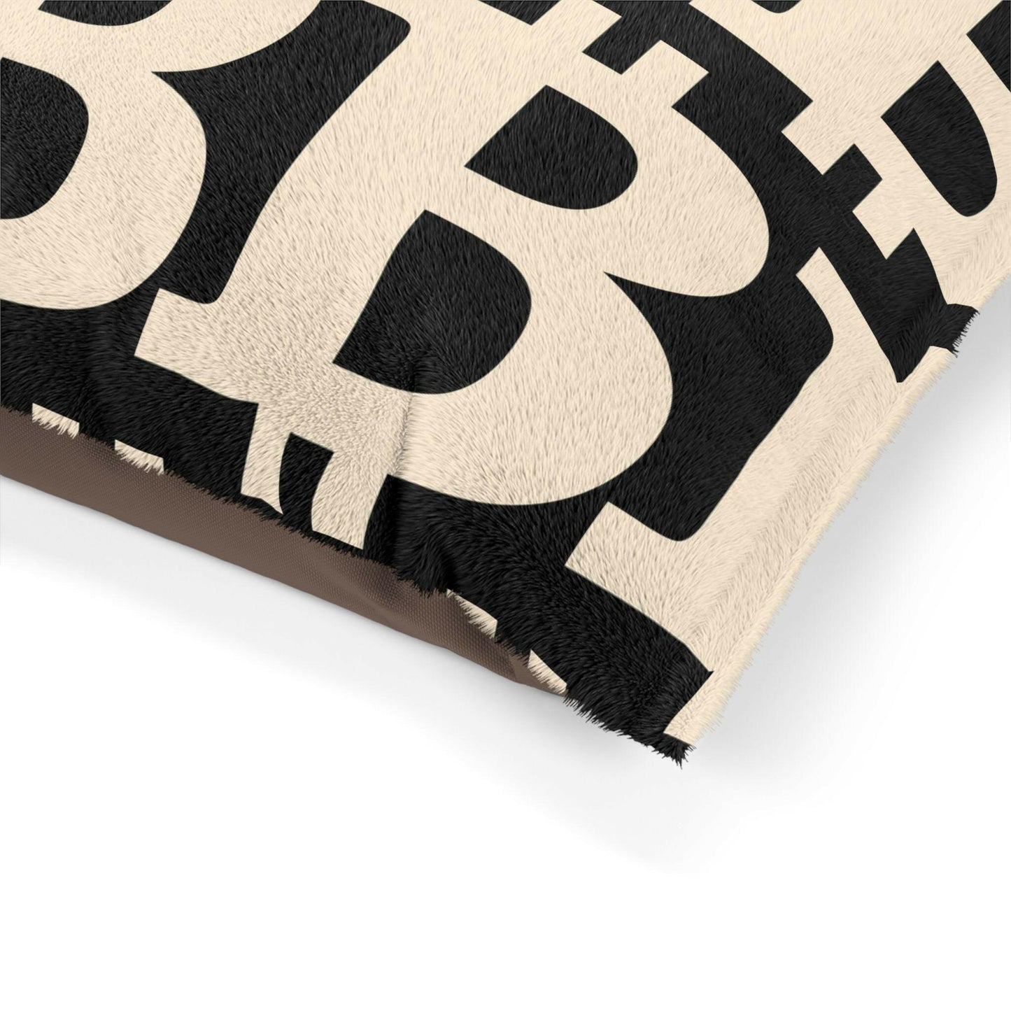 Bitcoin Pet Bed / The B Black Edition - Maison Toshi - The Orange Habit