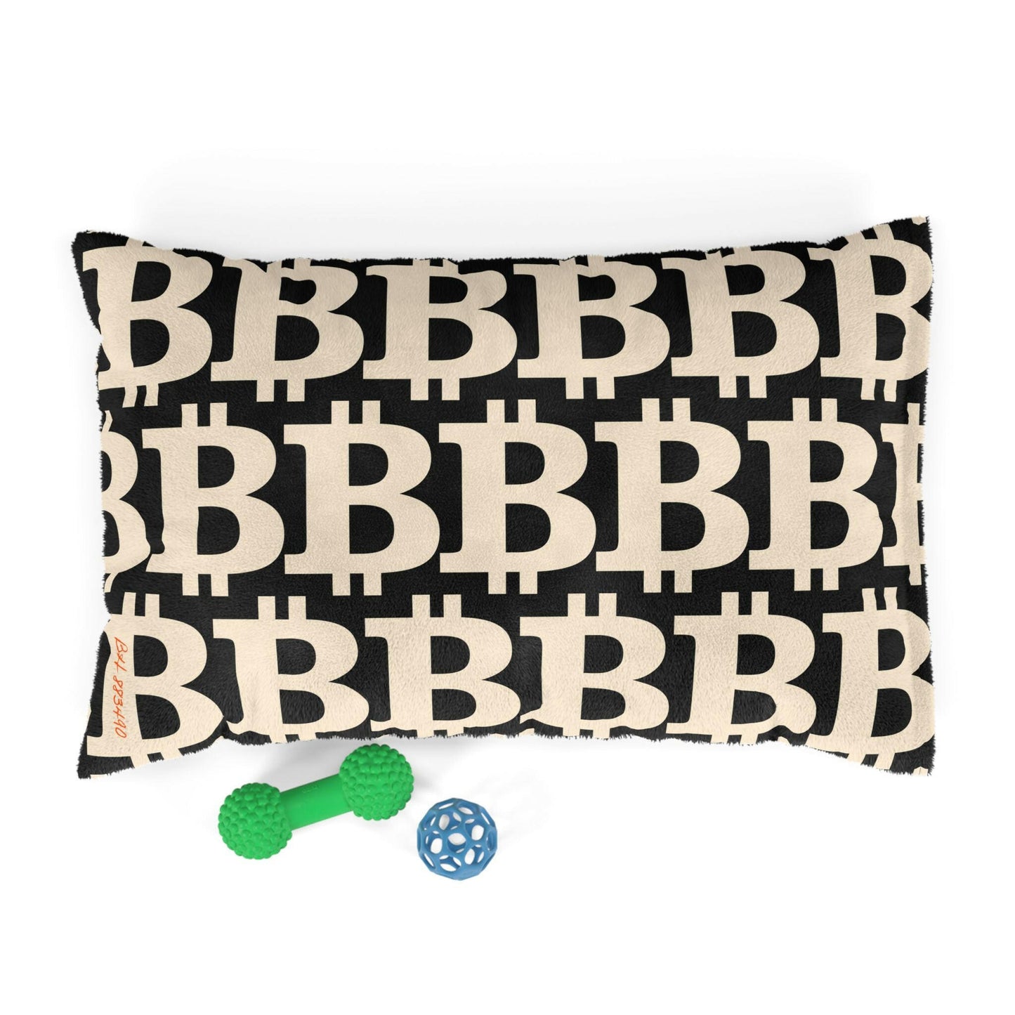 Bitcoin Pet Bed / The B Black Edition - Maison Toshi - The Orange Habit