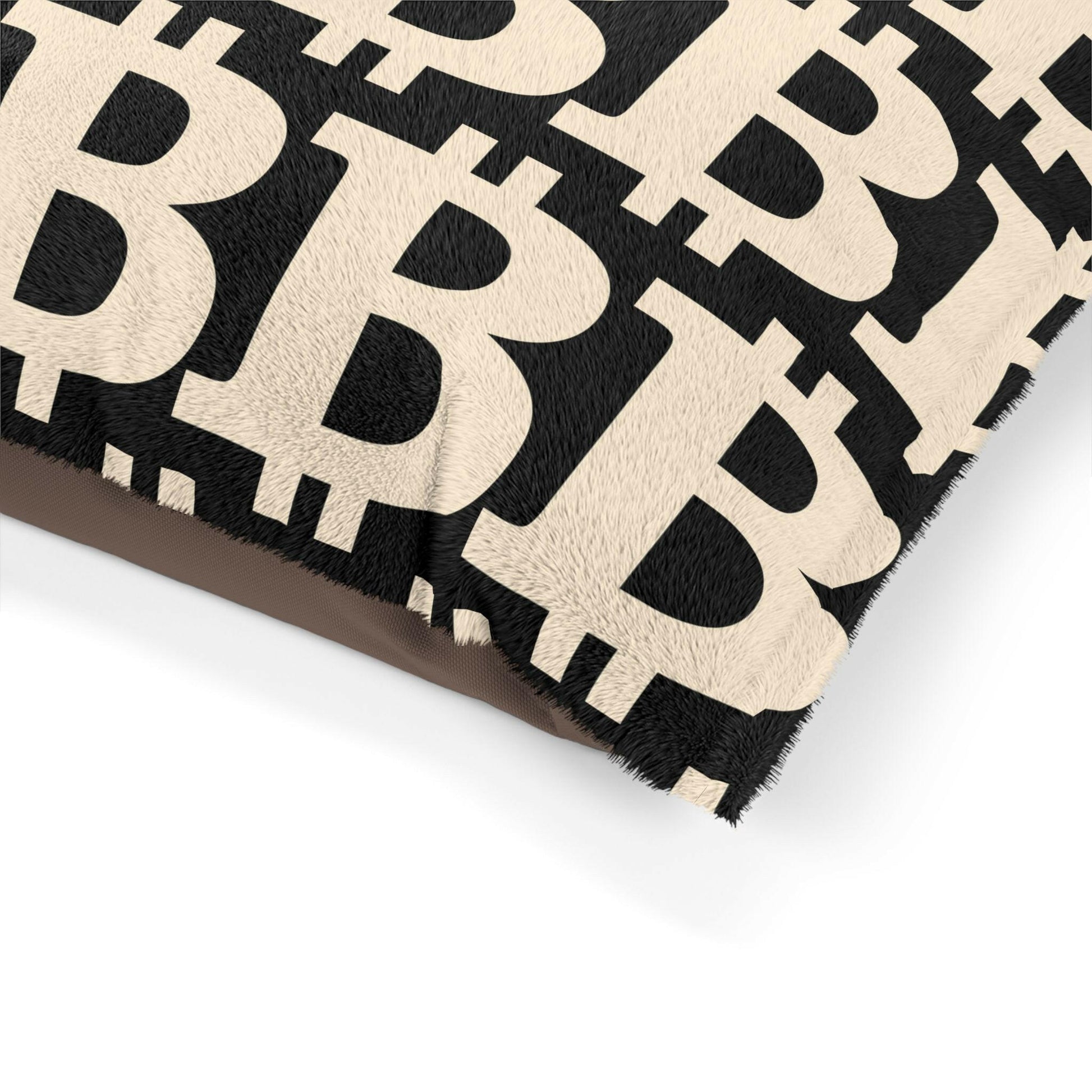 Bitcoin Pet Bed / The B Black Edition - Maison Toshi - The Orange Habit