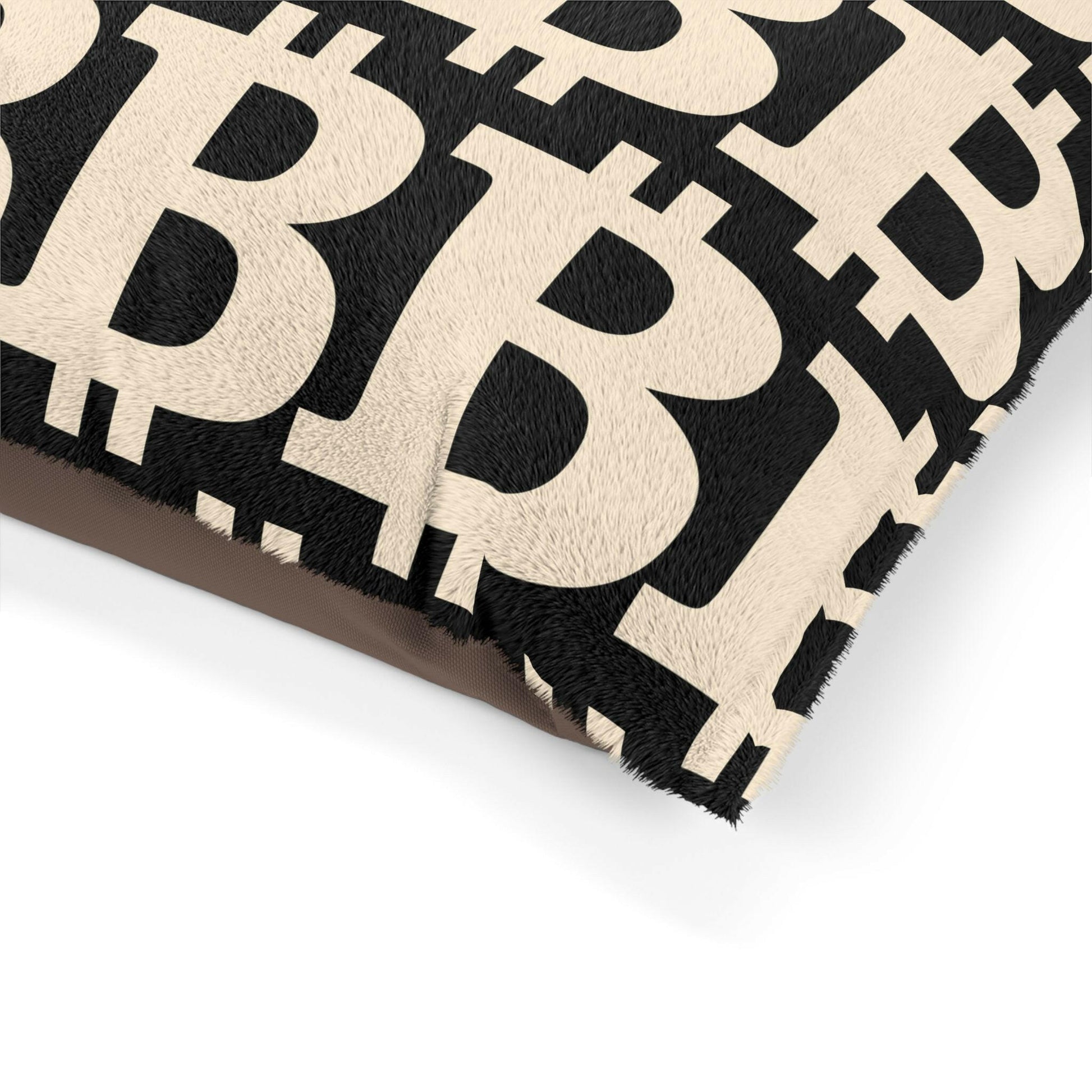 Bitcoin Pet Bed / The B Black Edition - Maison Toshi - The Orange Habit