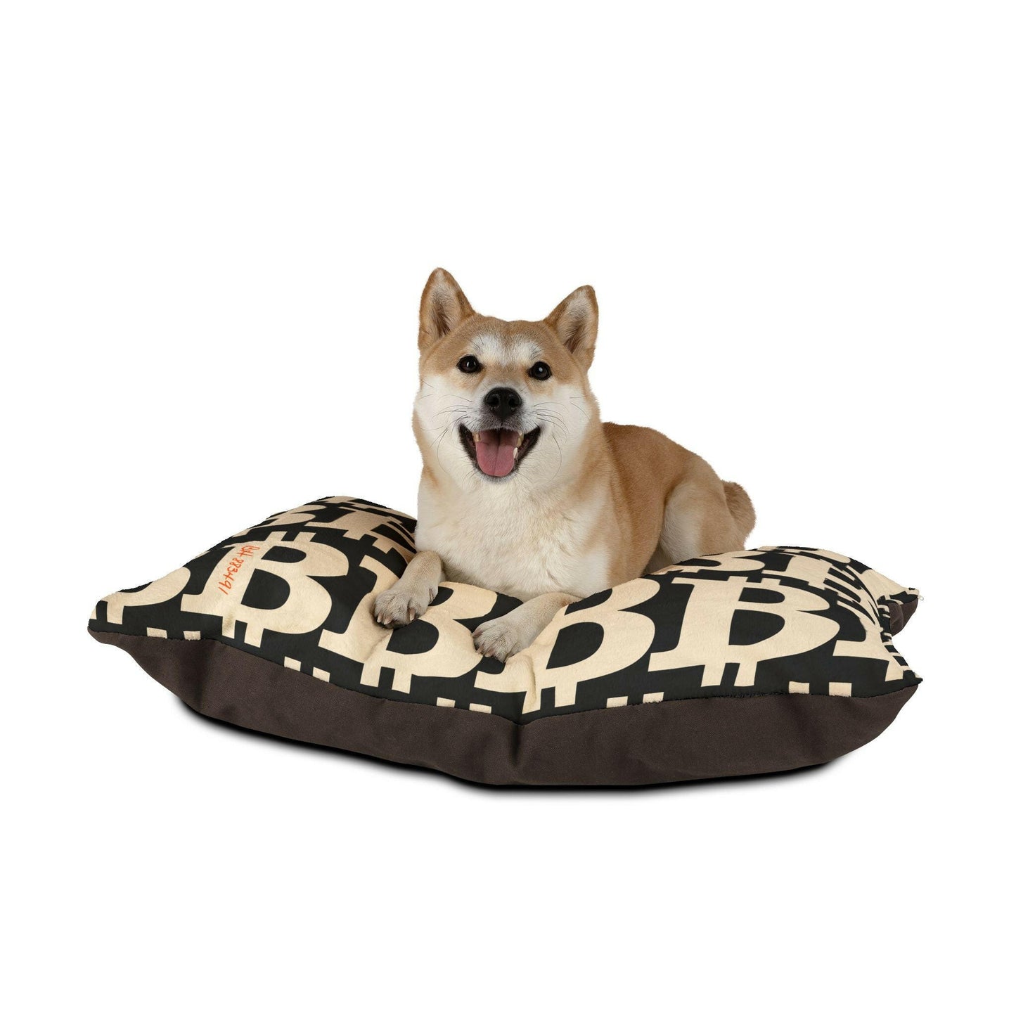 Bitcoin Pet Bed / The B Black Edition - Maison Toshi - The Orange Habit