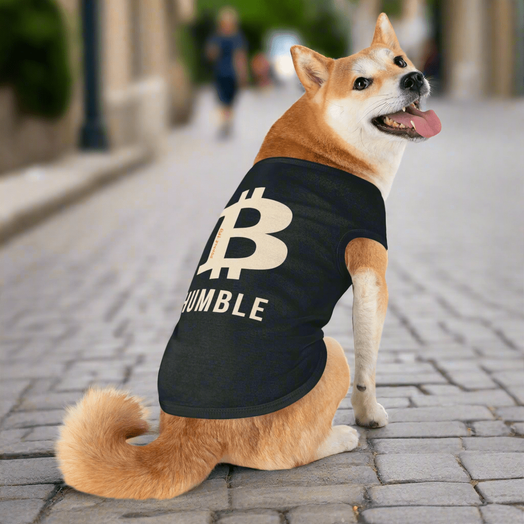 B Humble / Pet Bitcoin Tank Top - Maison Toshi - The Orange Habit