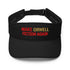 Black visor with &