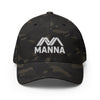 manna bitcoin fitted camo hat at SVRN Society
