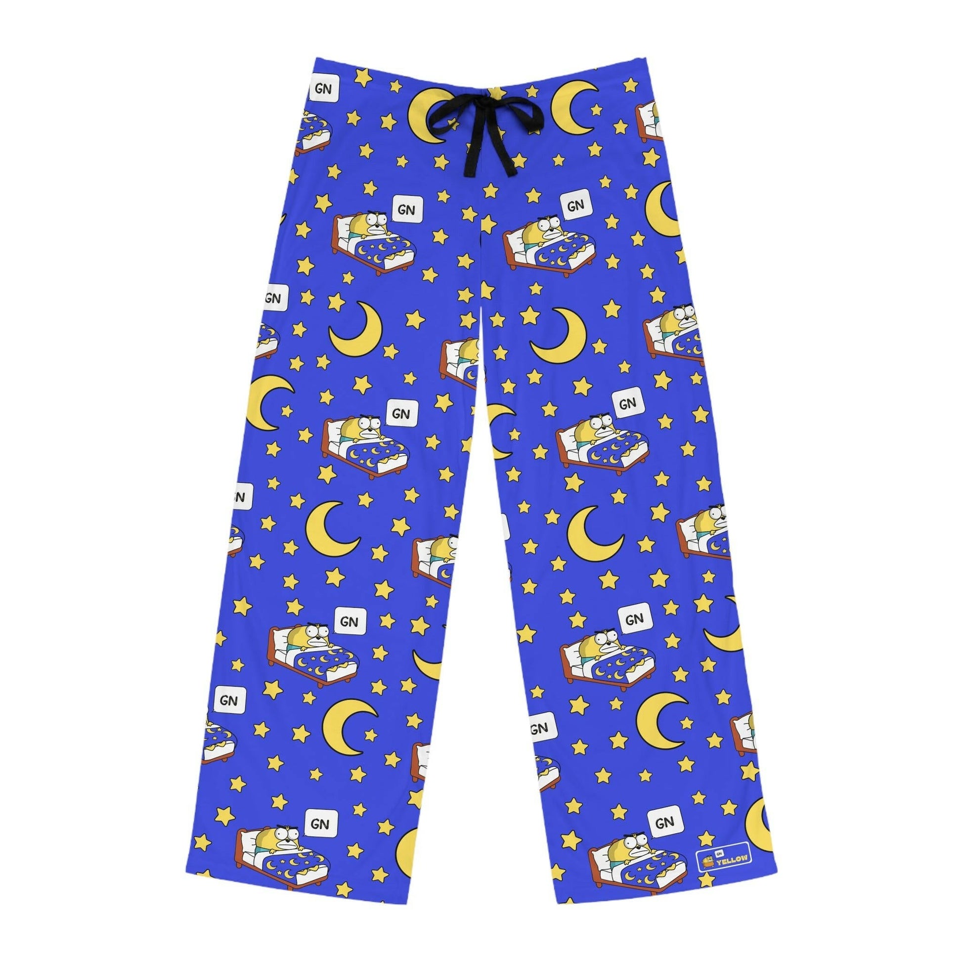 Meme YELLOW / Men's Pajama Pants - SVRN_T - The Orange Habit