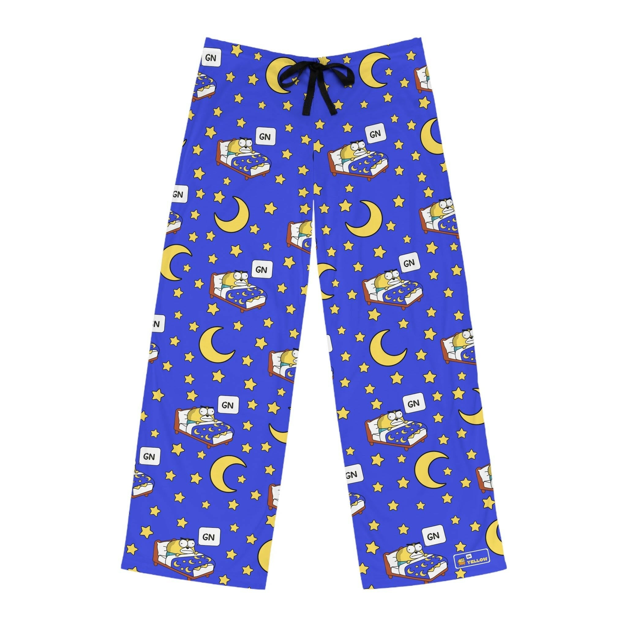 Meme YELLOW / Men's Pajama Pants - SVRN_T - The Orange Habit