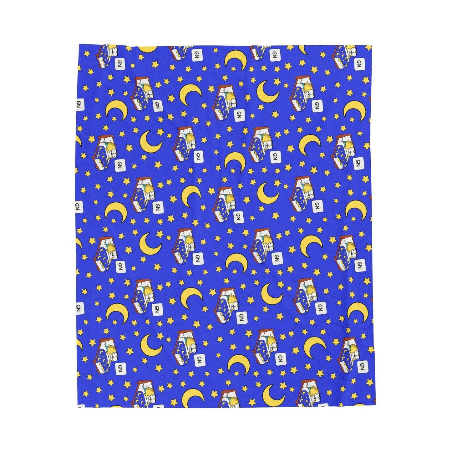 Meme YELLOW / Velveteen Blanket - Orange Habit Home - The Orange Habit