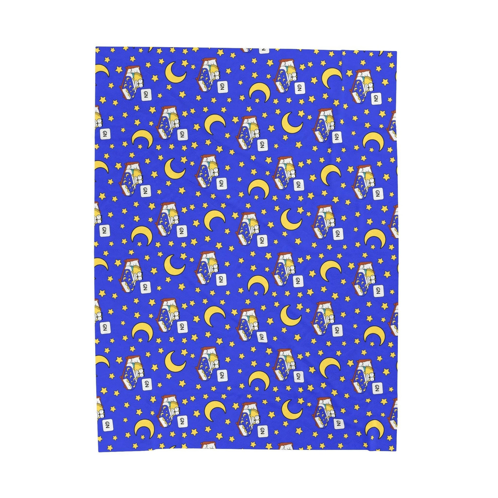 Meme YELLOW / Velveteen Blanket - Orange Habit Home - The Orange Habit
