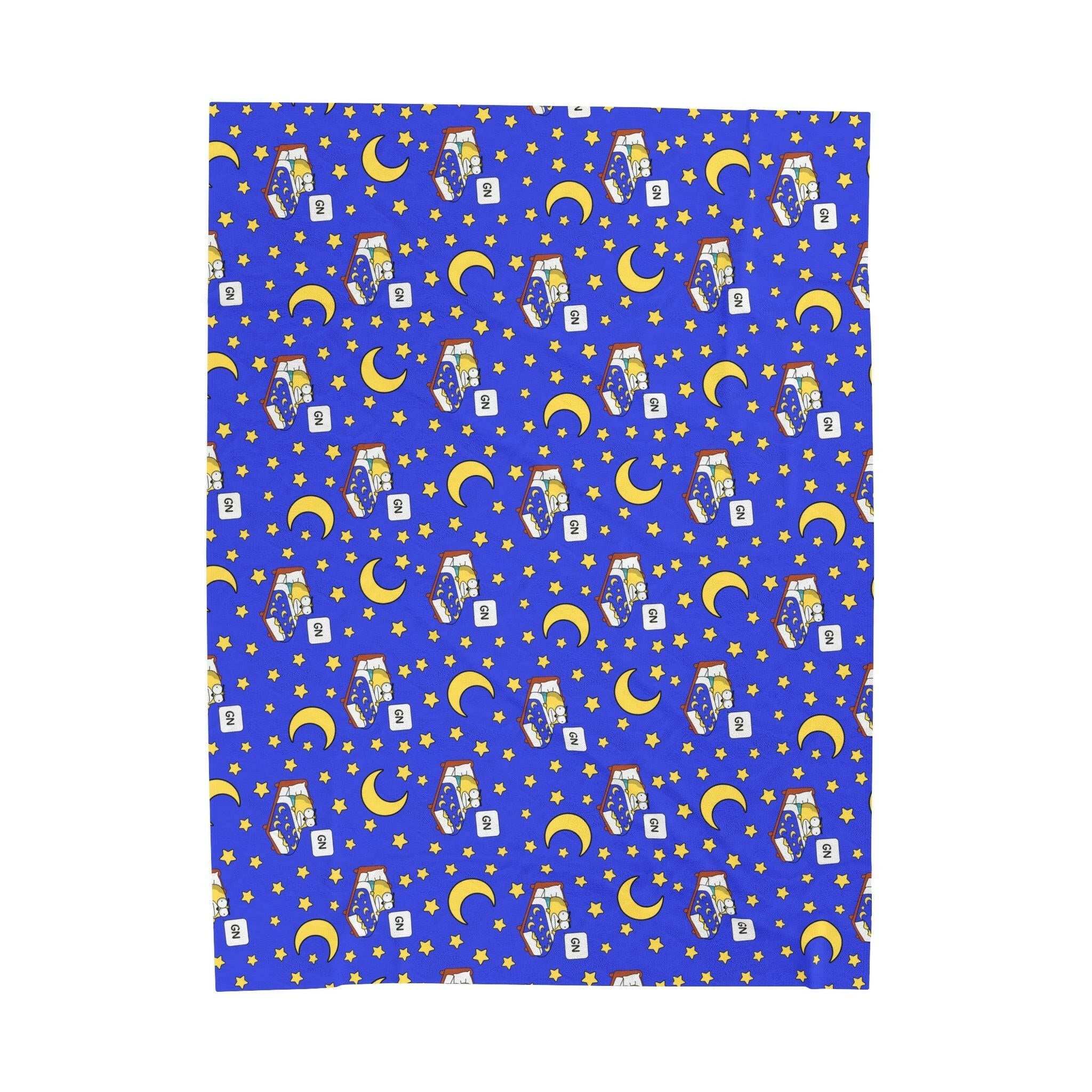 Meme YELLOW / Velveteen Blanket - Orange Habit Home - The Orange Habit