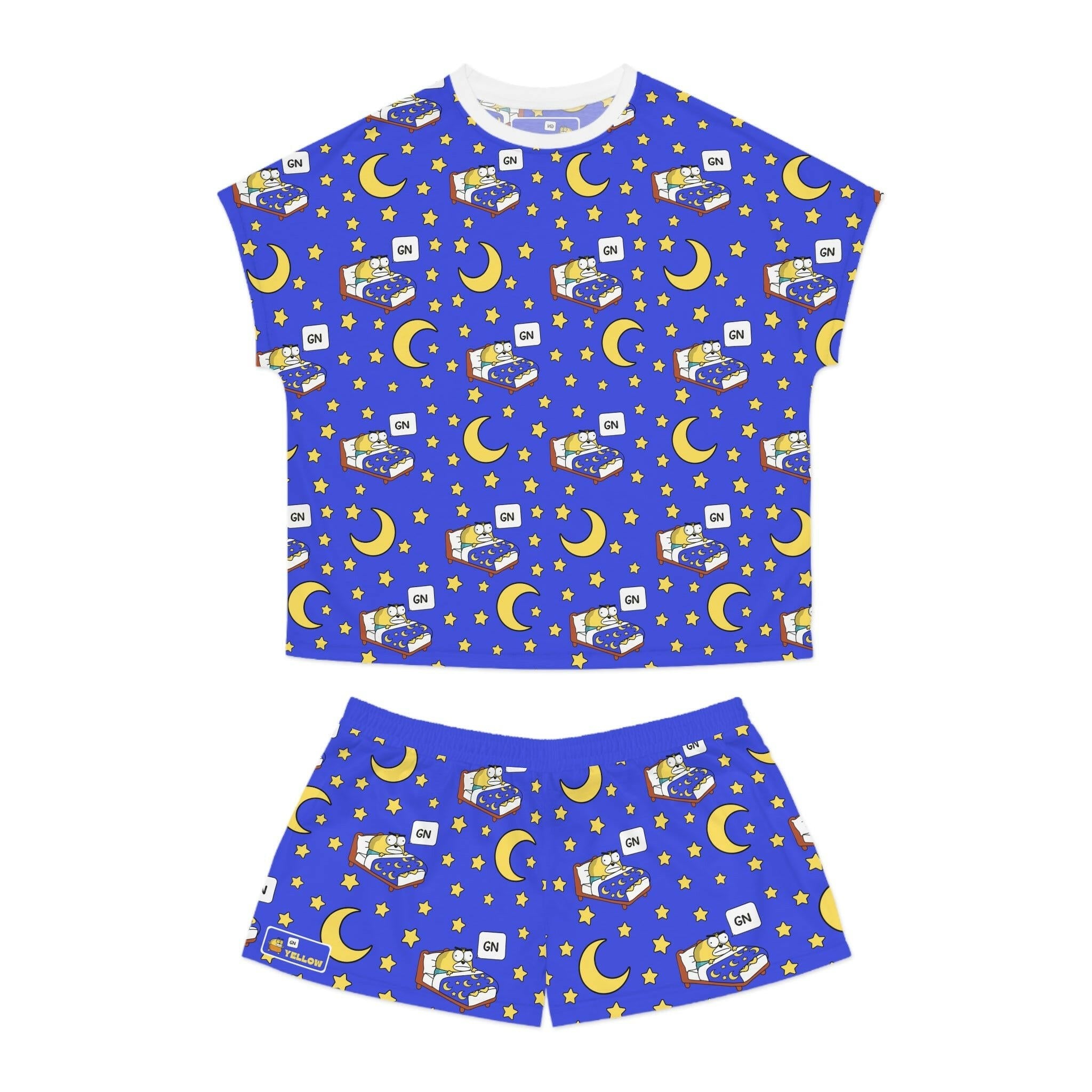 Meme YELLOW / Women's Pajama Set - SVRN_T Woman - The Orange Habit