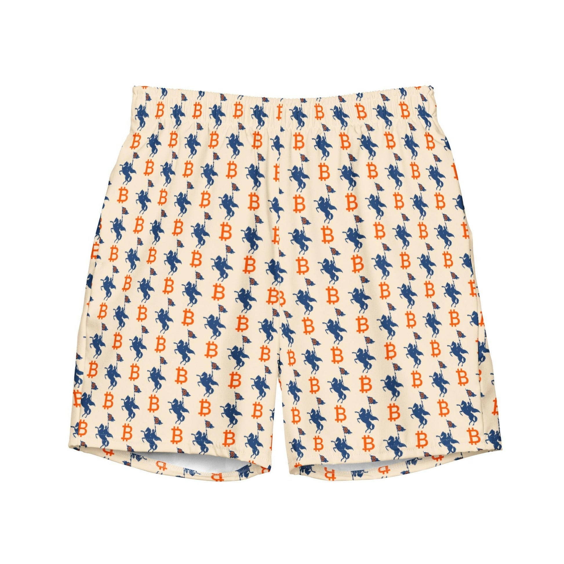 Soft Revolution Bitcoin Swim Trunks - SVRN_T - The Orange Habit