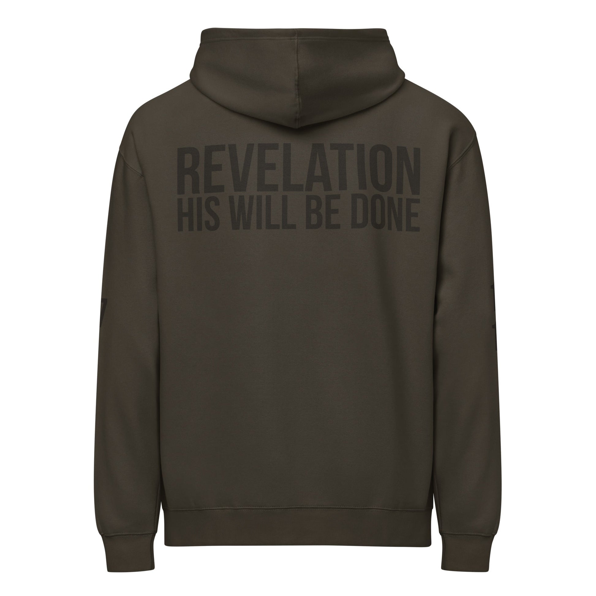 vintage black revelation 7 his will be done bible verse hoodie by praise society