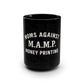 Black Bitcoin mug is the best Bitcoin gift for moms who are against money printing.