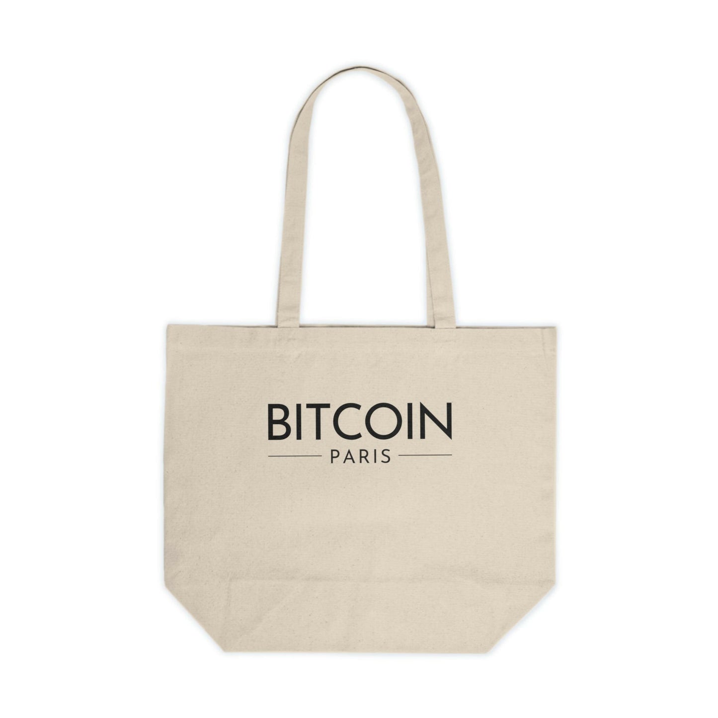 Bitcoin Paris / Canvas Tote - Nikki Nakamoto Bags - The Orange Habit