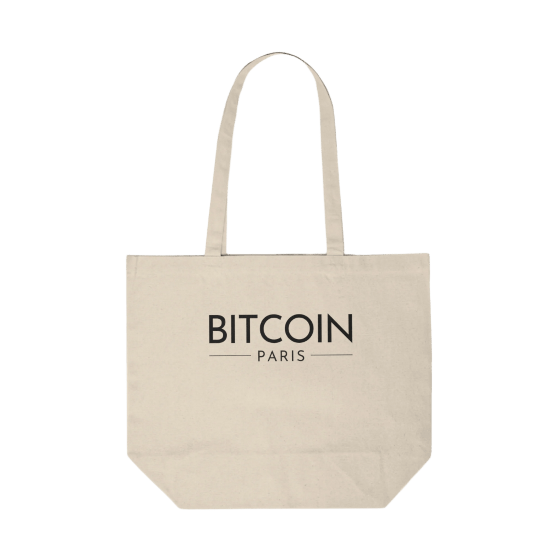 Bitcoin Paris / Canvas Tote - Nikki Nakamoto Bags - The Orange Habit