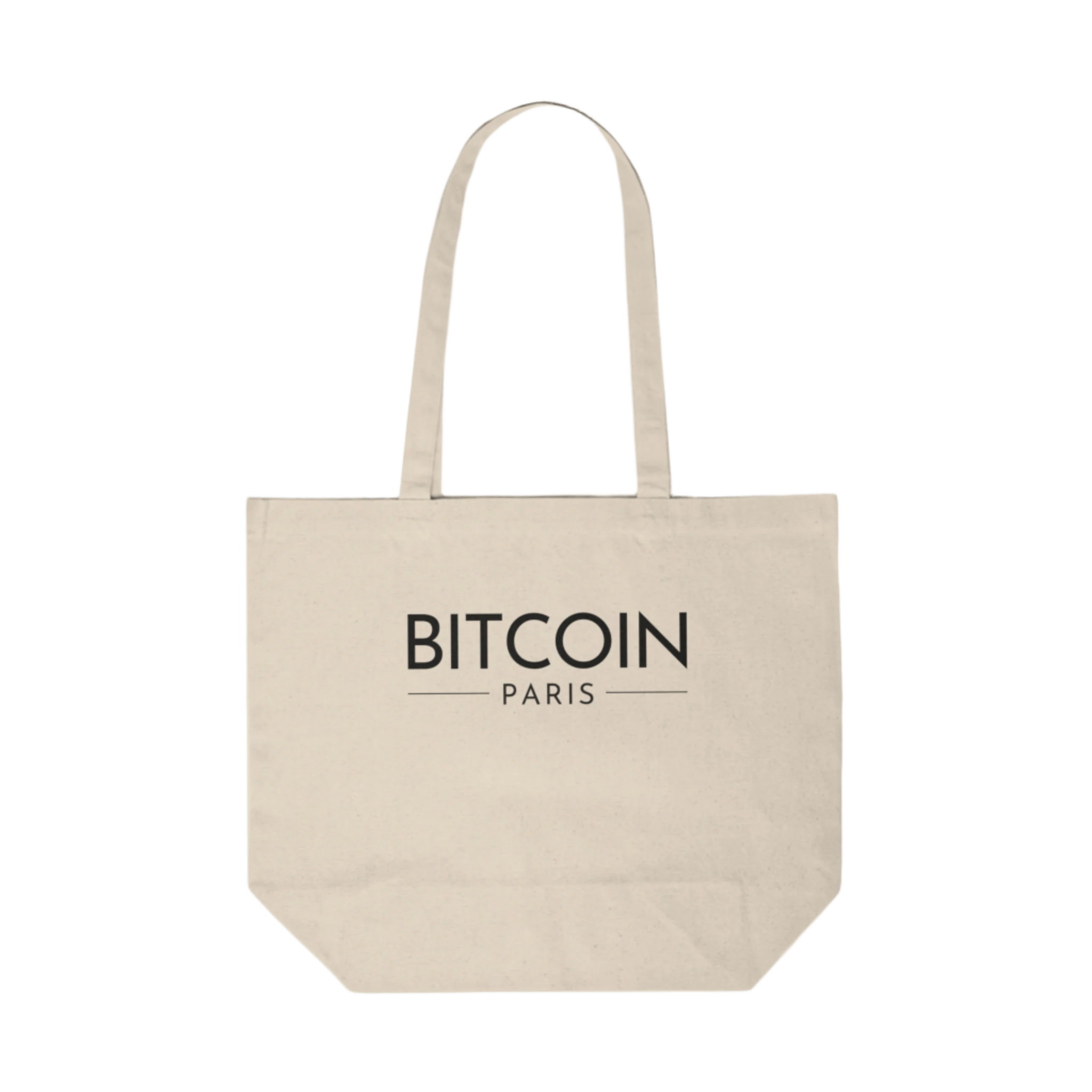 Bitcoin Paris / Canvas Tote - Nikki Nakamoto Bags - The Orange Habit