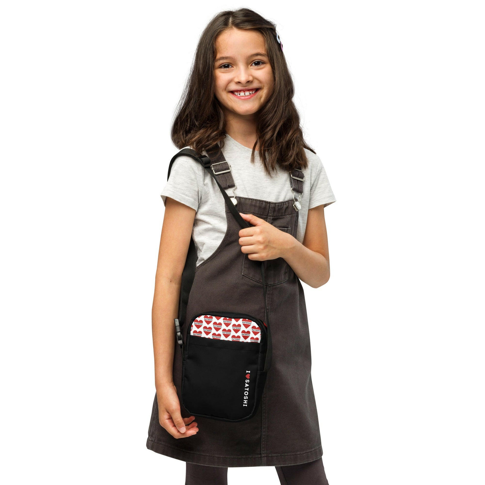 I Heart Satoshi / Crossbody Bag - Nikki Nakamoto Bags - The Orange Habit