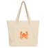 Crab B / Large Canvas Bitcoin Tote - Nikki Nakamoto Bags - The Orange Habit