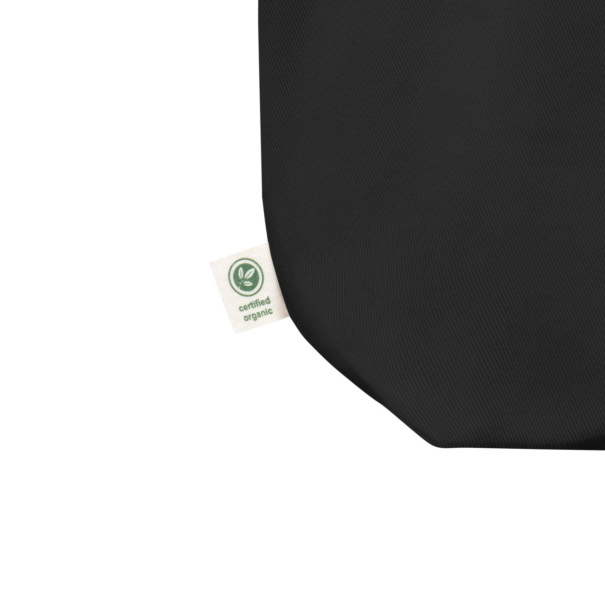 Branded / Organic Cotton Embroidered Bitcoin Tote Bag - Nikki Nakamoto Bags - The Orange Habit