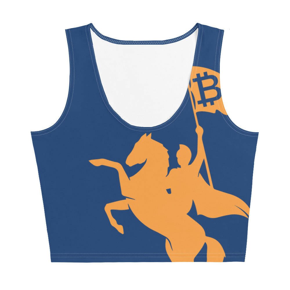 Soft Revolution / Bitcoin Crop Top - Nikki Nakamoto - The Orange Habit