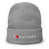 I HEART SATOSHI / Bitcoin Beanie - Nikki Nakamoto - The Orange Habit