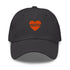 I Heart Satoshi / Bitcoin Dad Hat - Nikki Nakamoto Hats - The Orange Habit