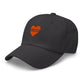 I Heart Satoshi / Bitcoin Dad Hat - Nikki Nakamoto Hats - The Orange Habit
