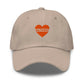 I Heart Satoshi / Bitcoin Dad Hat - Nikki Nakamoto Hats - The Orange Habit