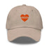 I Heart Satoshi / Bitcoin Dad Hat - Nikki Nakamoto Hats - The Orange Habit