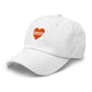 I Heart Satoshi / Bitcoin Dad Hat - Nikki Nakamoto Hats - The Orange Habit