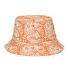 Rabbit Hole / Reversible Bitcoin Bucket Hat - Nikki Nakamoto Hats - The Orange Habit