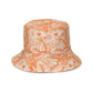 Rabbit Hole / Reversible Bitcoin Bucket Hat - Nikki Nakamoto Hats - The Orange Habit