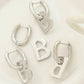 The B / Titanium Steel Earrings - Nikki Nakamoto - The Orange Habit