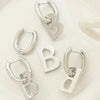 The B / Titanium Steel Earrings - Nikki Nakamoto - The Orange Habit