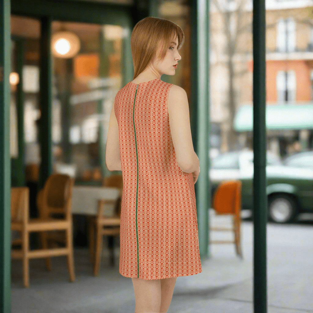 BITCOIN PARIS / A-line Sleeveless Dress - Nikki Nakamoto - The Orange Habit